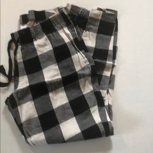 Of Navy Plaid Pajama Pants